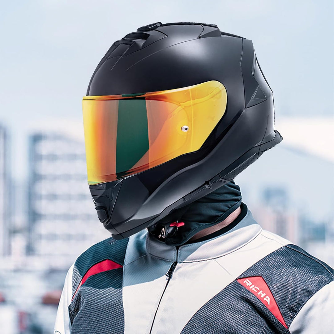 Helmvisier für LS2 FF328/FF353/FF800,Motorradhelm Visier,Motorrad Windschutz Helm Objektiv Visier Vo