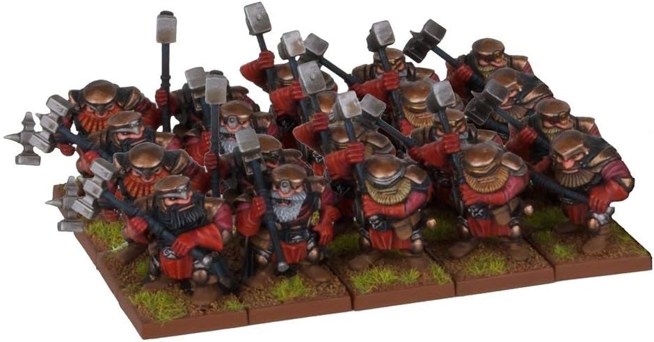 Unbekannt Mantic Games MGKWD110 Zwerg-Armee-Miniaturspiel, Mehrfarbig