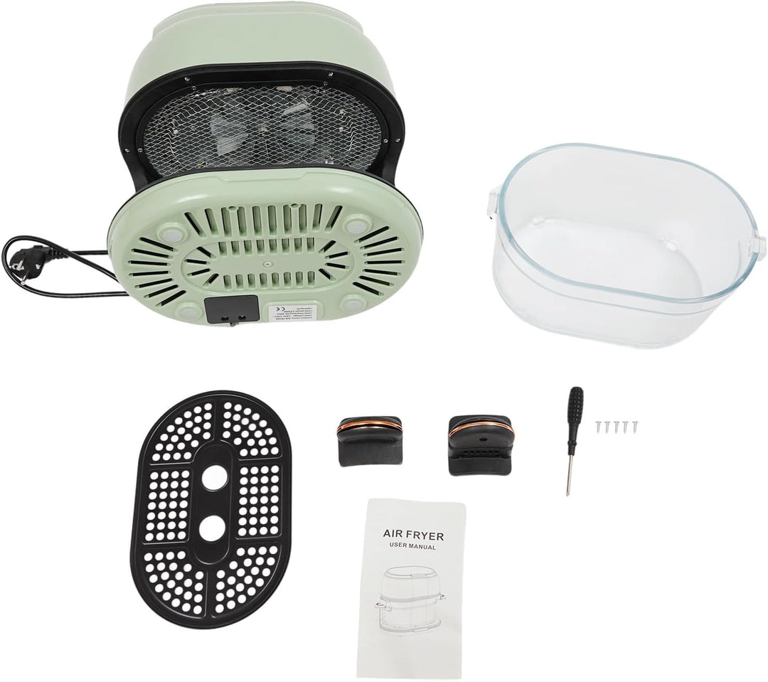 Heissluftfritteuse Mit Sichtfenster Und Touchscreen, 1350W, 4L Kapazität, Temperatur 80-190°C, Aus G