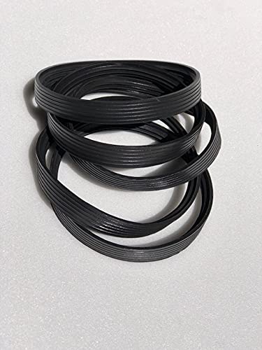 Silikondichtungen, 5 Stk., Schwarz, Silikon, Wasserdicht, max. 200°C, für Kamine, Schornsteine, Pell