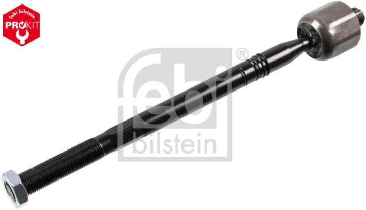 febi bilstein 37205 Spurstange mit Endstück, Mutter und Sicherungsmutter , 1 Stück Vorderachse links