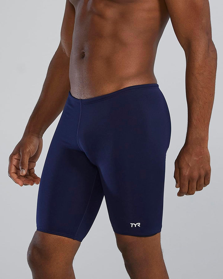 TYR Durafast Elite Athletic Jammer Lange Badehose für Herren Taille standard (S, M, L, XL) Königlich