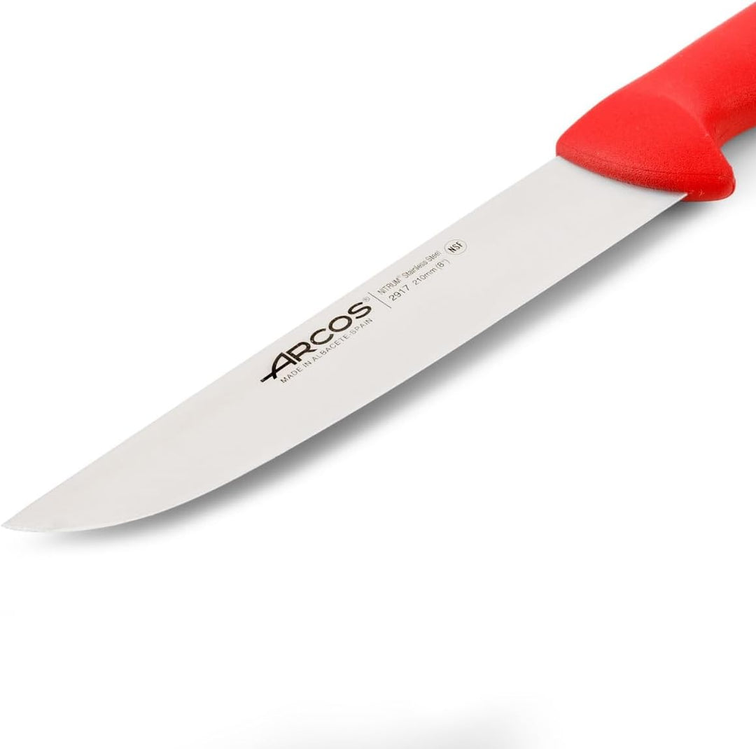 Arcos Fleischermesser mit Nitrum Edelstahlklinge 20 cm - Professionelles Küchenmesser zum Schneiden