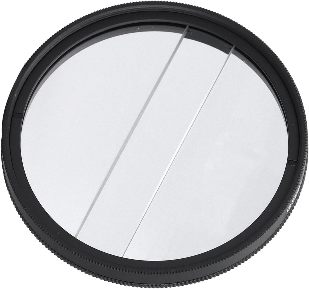 49 Mm Doppelhälfte -Mond -Spezialeffekt -Filter -Center Split Diopter Objektivfilterfotografie SLR -