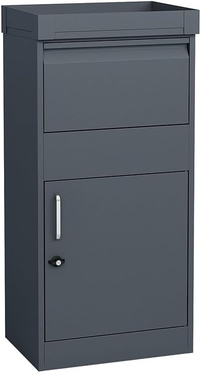 WESTMANN Paketbox Piet Outdoor | Metall 50x37x105 cm | Briefkasten & Paketkasten zum Schutz Ihrer Po