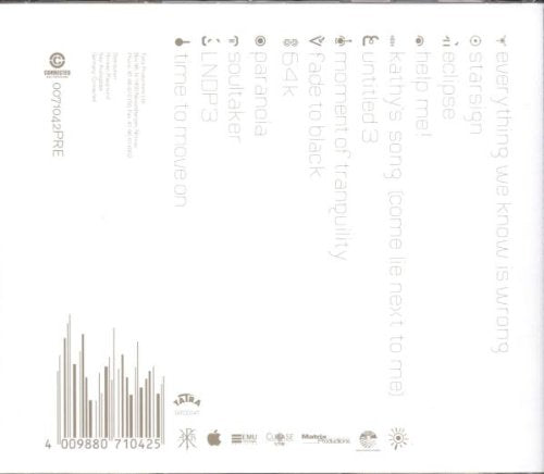 Welcome to Earth, Audio-CD