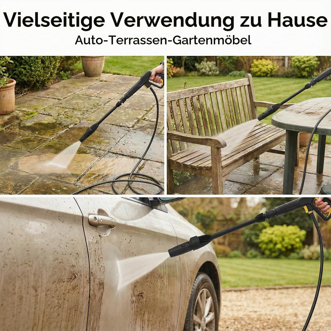 Standard Lanze mit Flachstrahldüse | Passend für Karcher K2 K3 K4 K5 K6 K7 Haushaltsgeräte |Einstell