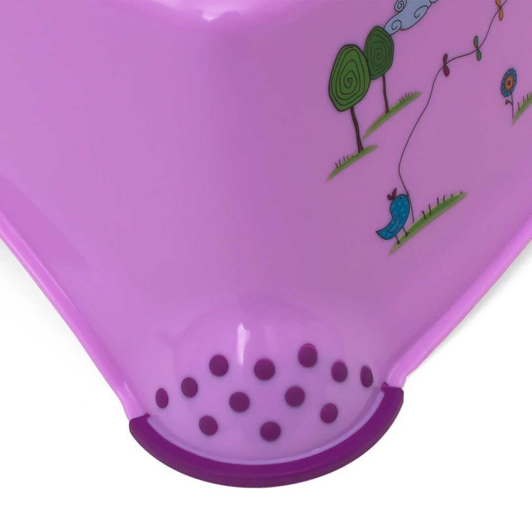 keeeper Hippo Tritthocker, Ab ca. 18 Monate bis ca. 10 Jahre, Anti-Rutsch-Funktion, Tomek, Lila Hipp