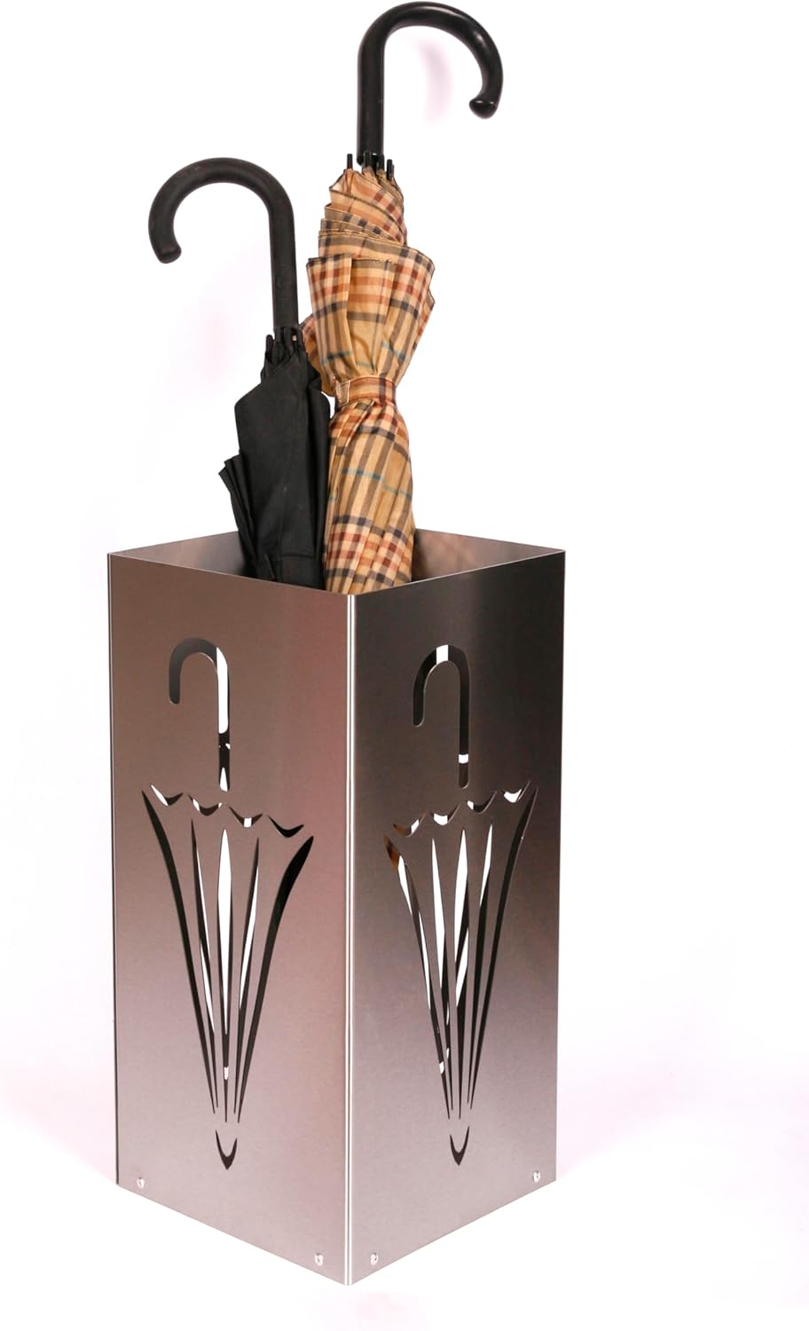 Regenschirmständer Design Umbrella closed, 23 x 23 cm, Edelstahl mattiert, Marke: Szagato, Made in G