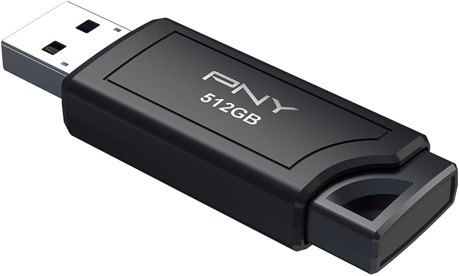 PNY 512GB PRO Elite V3 USB 3.2 Gen 2 Flash-Laufwerk, bis zu 1000 MB/s Lesen & 800 MB/s Schreiben, Ex