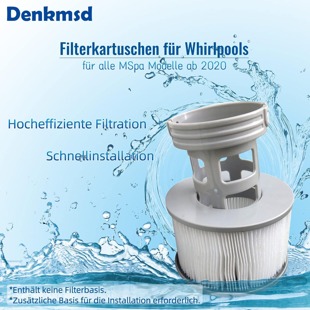 Filterkartuschen für MSpa Whirlpoal, Ersatz Filter Filterkartusche für MSpa aufblasbare Pools, Filte