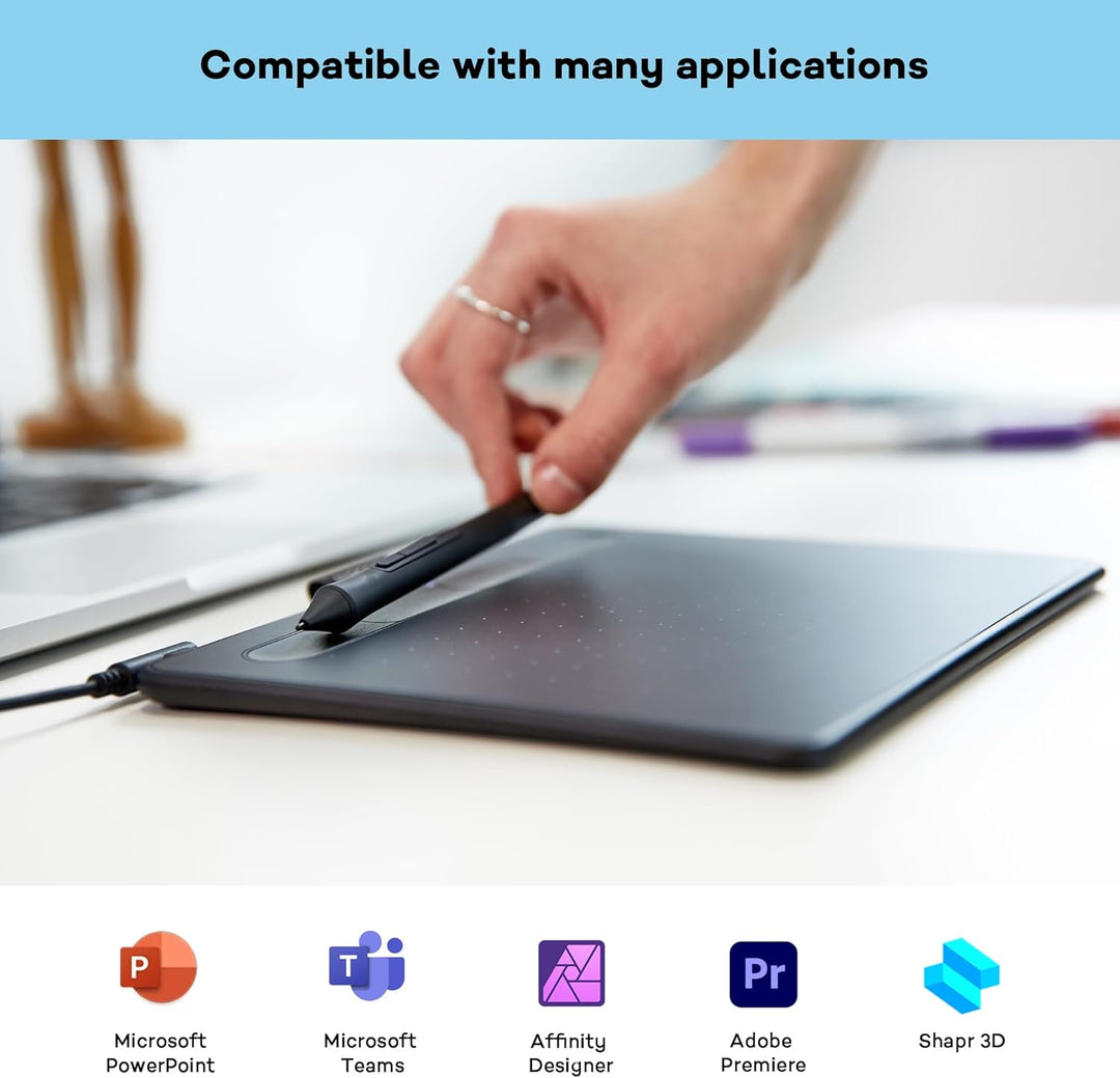Wacom Intuos S Black (CTL-4100K-S) s Ohne Bluetooth Einzigartig, s Ohne Bluetooth Einzigartig