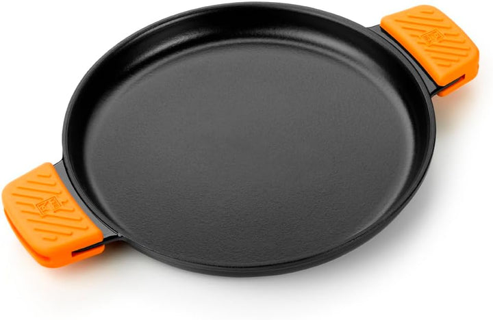 BRA Efficient Iron - Grillpfanne Grill rund 32 cm Runder Grillrost Glatt, Runder Grillrost Glatt