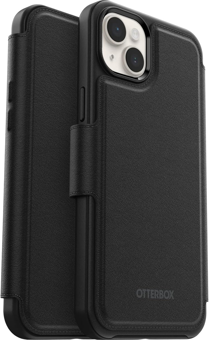 OtterBox Folio für iPhone 14 Plus für MagSafe, Soft Touch Folio mit 3 Slots, Starke magnetische Ausr