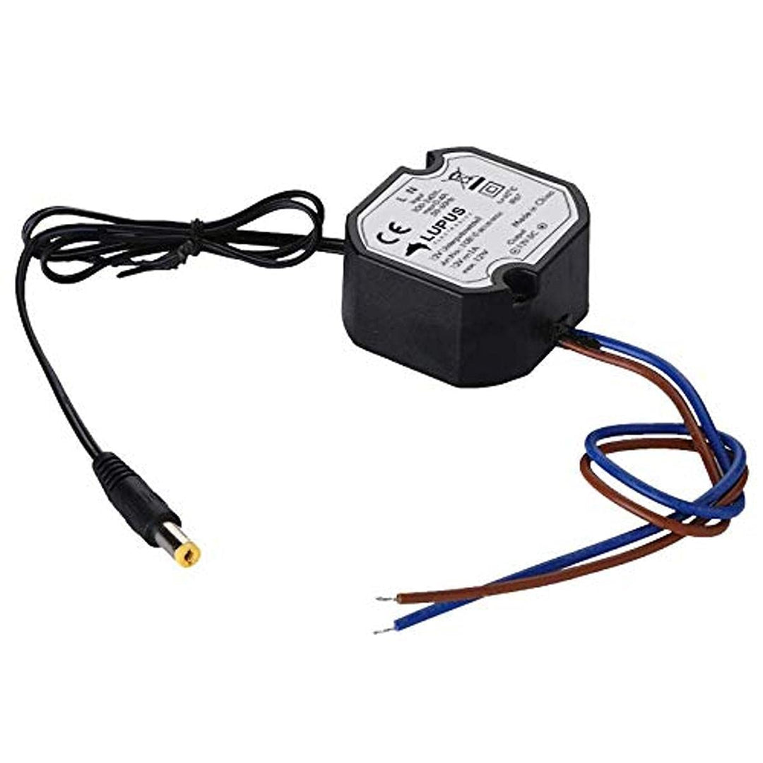 12V DC 1A Unterputz Netzteil, wasserdicht (IP67), optimal für IP Kameras mit DC-Anschlussstecker, ma