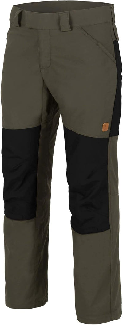 Helikon-Tex Woodsman Pants - Black 32W / 32L Taiga Grün/Schwarz, 32W / 32L Taiga Grün/Schwarz