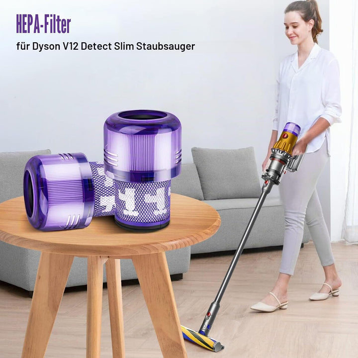 V12 HEPA Filter 971517-01 für Dyson V12 Detect Slim Akku-Staubsauger V12 Filter Ersatzfilter Zubehör