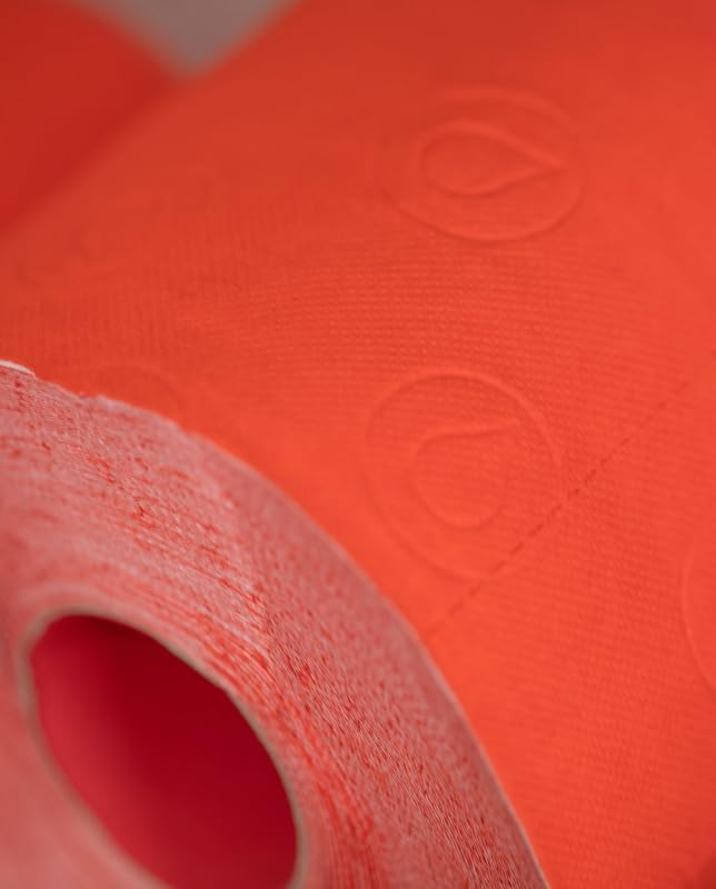 Renova Hygienisches Papier, Rot, 5 x 4 Rollen, Rot