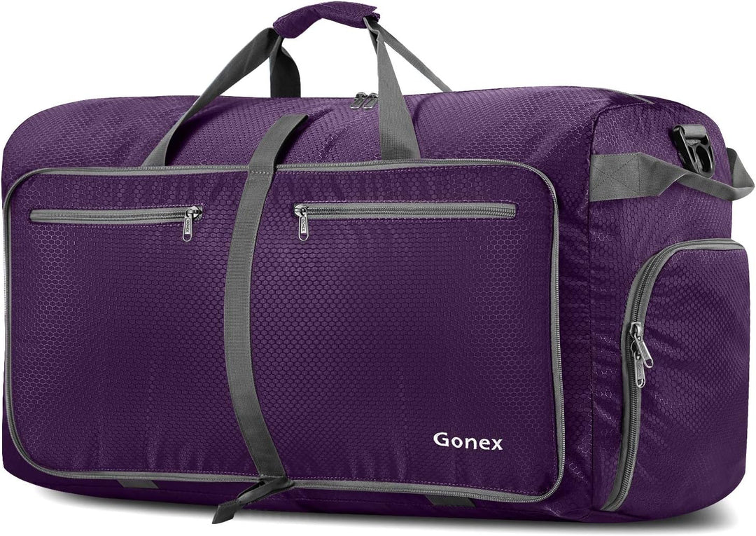 Gonex Faltbares Reisegepäck Leicht 40/60/80/100/150L Grosse Reisetasche Sporttasche für Reise Gym Ur