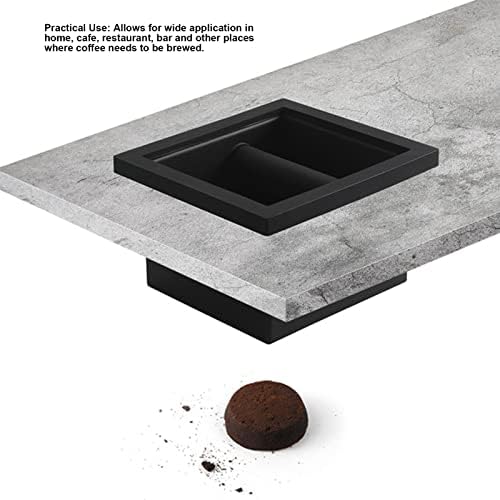 Kaffee-Klopfbox, Edelstahl-Klopf-Satzbox Eingebettete Satzbox Kaffeegeräte Kleiner Kaffeesatzeimer m
