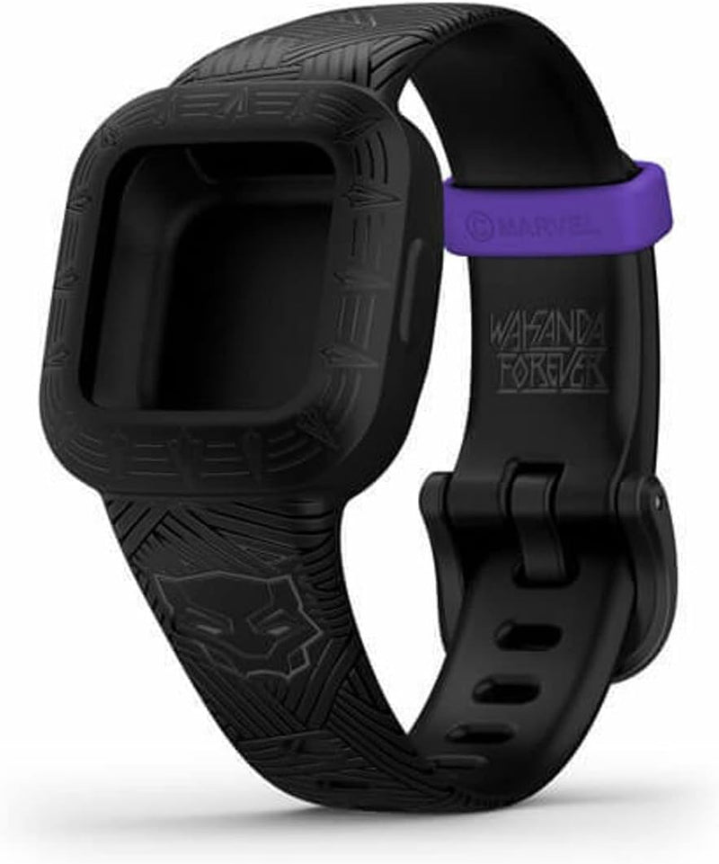 Marvel Garmin Schnellwechsel-Armband aus Silikon für Vivofit Jr. 3, Ersatzarmband, TU EU, Marvel Bla