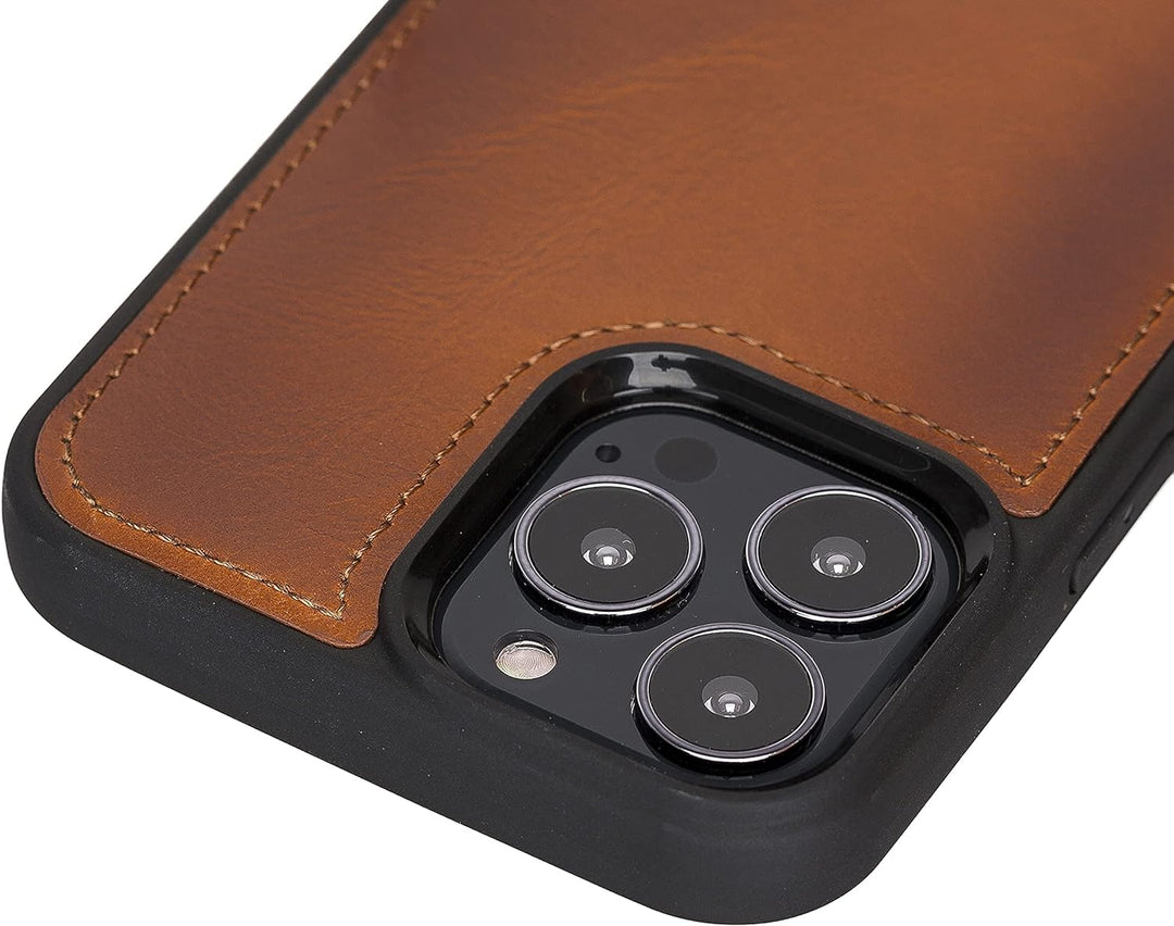 Solo Pelle Lederhülle für das iPhone 13 Pro Max in 6.7 Zoll Stanford Case Leder Hülle Ledertasche Ba