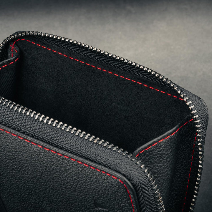 TORRO Leder-Kartenhalter mit Münzfach – RFID Blocker Echtleder Kartenfächern mit Münzfach mit Reissv
