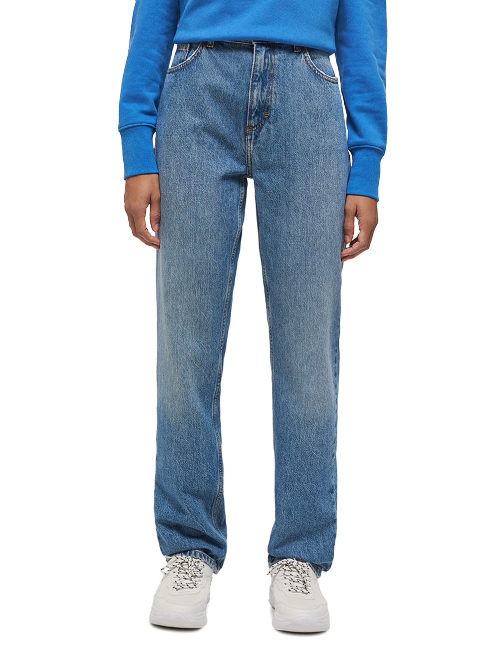MUSTANG Damen Style Brooks Straight Jeans 28W / 32L Mittelblau 682, 28W / 32L Mittelblau 682