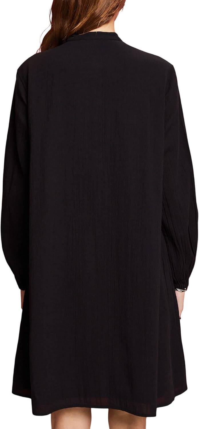 ESPRIT Besticktes Hemdblusenkleid