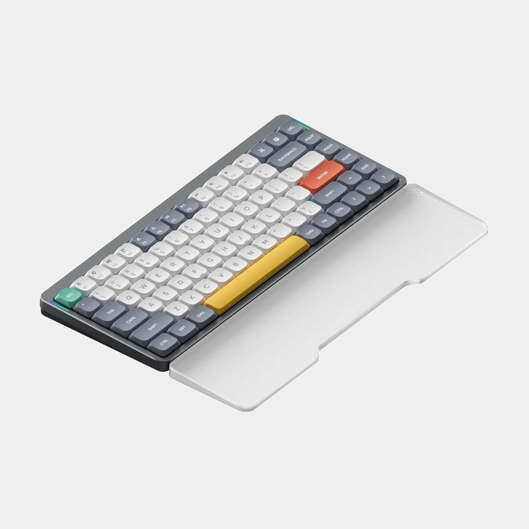 nuphy Mono Handgelenkstütze - Handgelenkstütze für Low-Profile-Tastatur, mattiertes Polycarbonat