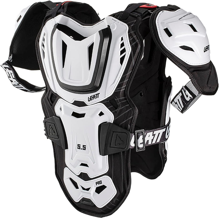 Leatt Brustpanzer 5.5 Pro Schwarz Weiss S/XL, Weiss S/XL