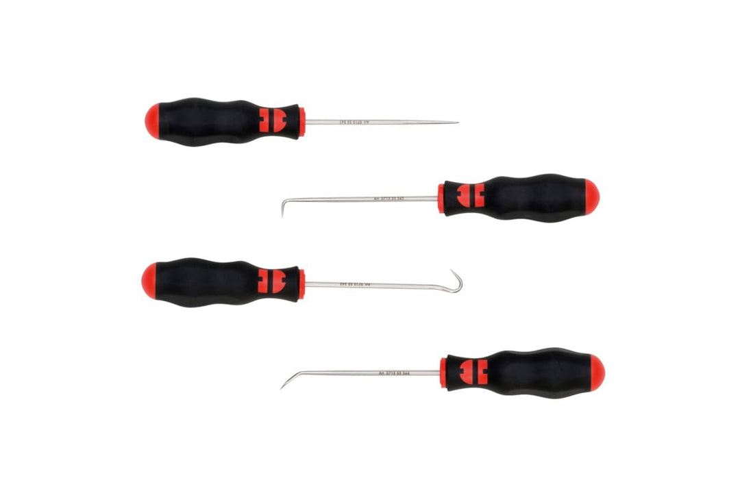 Würth Universalhaken Satz 4-teillig 165mm Länge, Haken für O-Ring Dichtungsring Entferner Kratzer Di