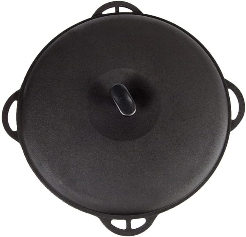 Syton Asia-Kasan mit Deckel, Topf, Wok aus Gusseisen, Ø 34 cm, 8 Liter 8 Liter, mit Deckel, Ø 34 cm,