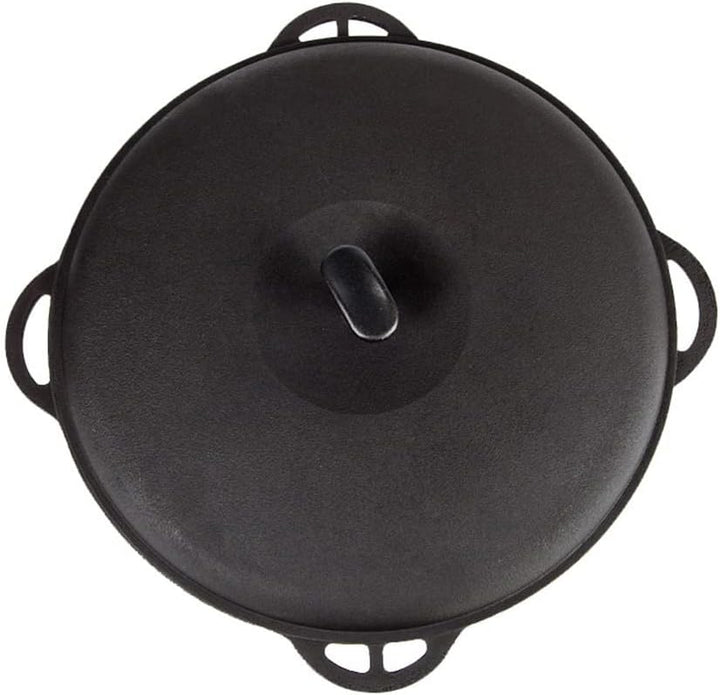Syton Asia-Kasan mit Deckel, Topf, Wok aus Gusseisen, Ø 34 cm, 8 Liter 8 Liter, mit Deckel, Ø 34 cm,