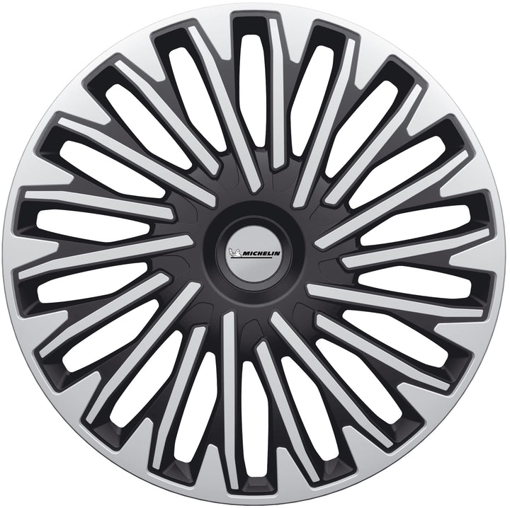 Michelin 0090 Radkappen, 4 Stück, NVS 942 Grau 16" pollici, 16" pollici