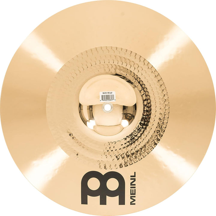Meinl Cymbals MA-B12-16M Marschbecken Paar Medium B12 Bronze 40,6 cm (16 Zoll) inkl. BR5 Marschbecke