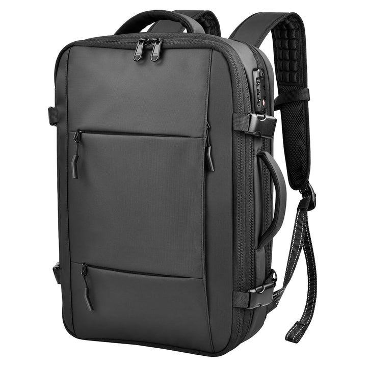 travel inspira Vakuum Rucksack mit TSA-Schloss 65L Rucksack 17.3 Zoll Laptopfach Flugzeug Handgepäck