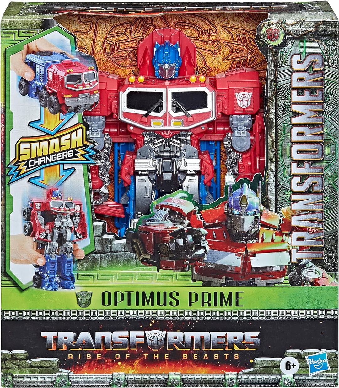 Transformers Spielzeug zum Film Transformers: Aufstieg der Bestien, Smash Changer Optimus Prime Figu