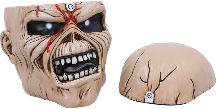 Nemesis Now Trinket Box Iron Maiden Eddie The Trooper Head Schmuckkästchen, Polyresin, Beige, Einhei