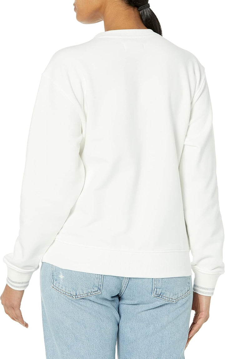 Desigual Damen Sweatshirt S Weiss, S Weiss