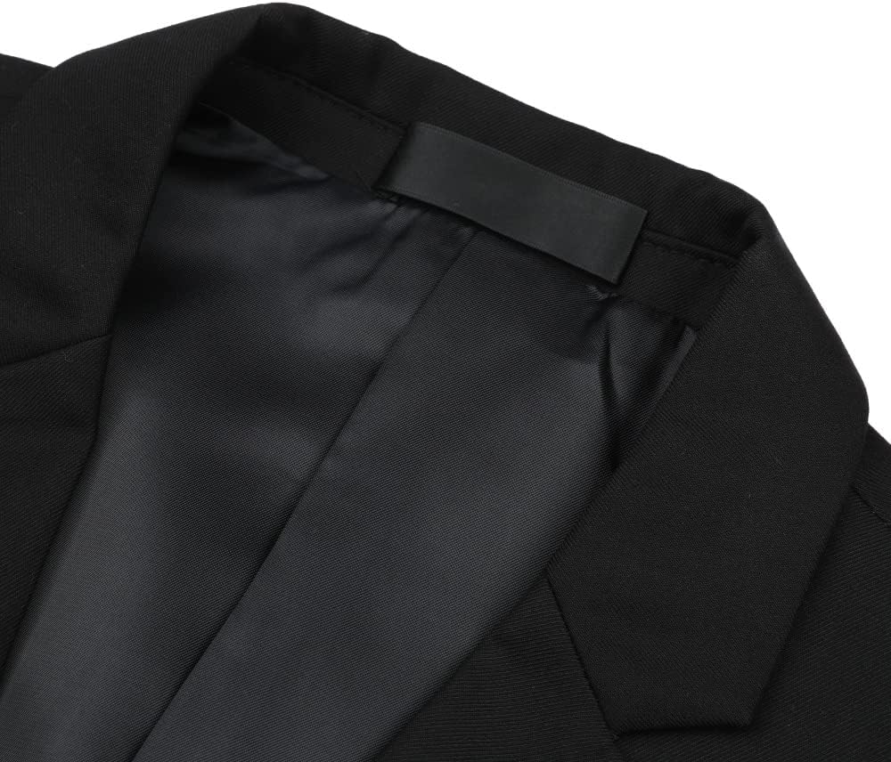 Allthemen Sakko Herren Slim Fit Sportlich Anzugjacke mit Fliege Zwei Knöpfe Herren Blazer für Busine