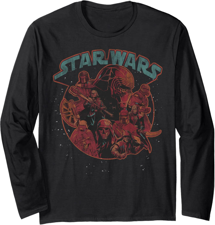 Star Wars: The Rise Of Skywalker Red Hue Villains Langarmshirt