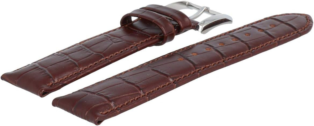 Hugo Boss - Uhrenarmband 22 mm Leder Kroko Braun 659302267