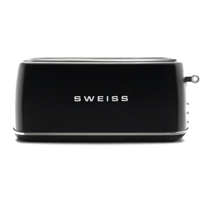 SWEISS Vintage Toaster GRV9, 2 Schlitze, 6 Bräunungsstufen, Spezialbreite für Baguettes, Auftaufunkt
