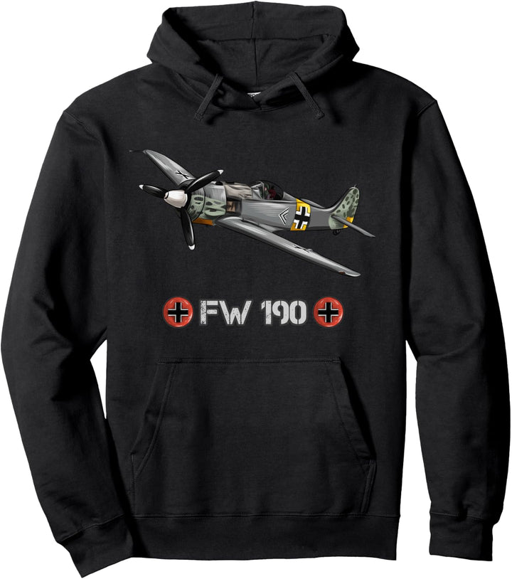 2. Weltkrieg Deutsche Focke-Wulf Fw 190 Pullover Hoodie
