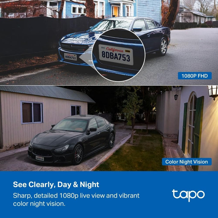 Tapo C400 KIT 1080p Solar Überwachungskamera für aussen, Farbnachtsicht, WLAN 2,4 GHz, Zwei-Wege-Aud
