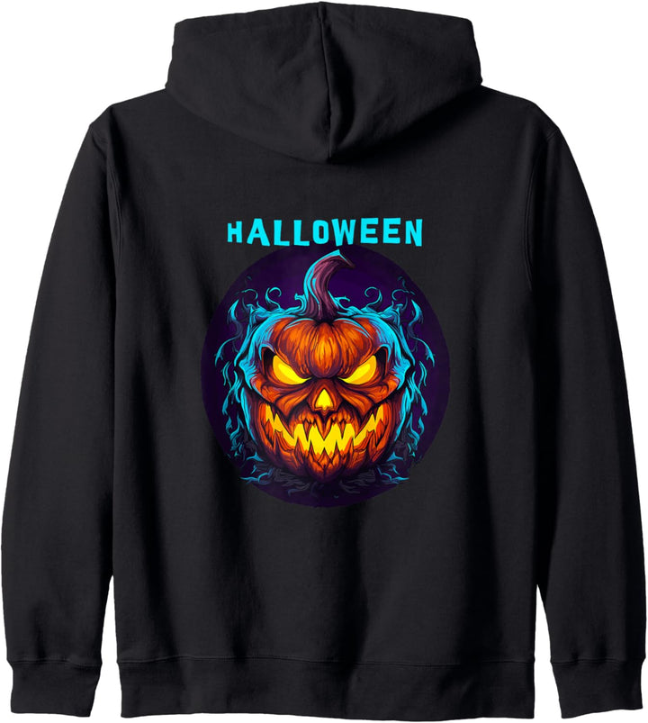 Halloween Kürbis Kapuzenjacke