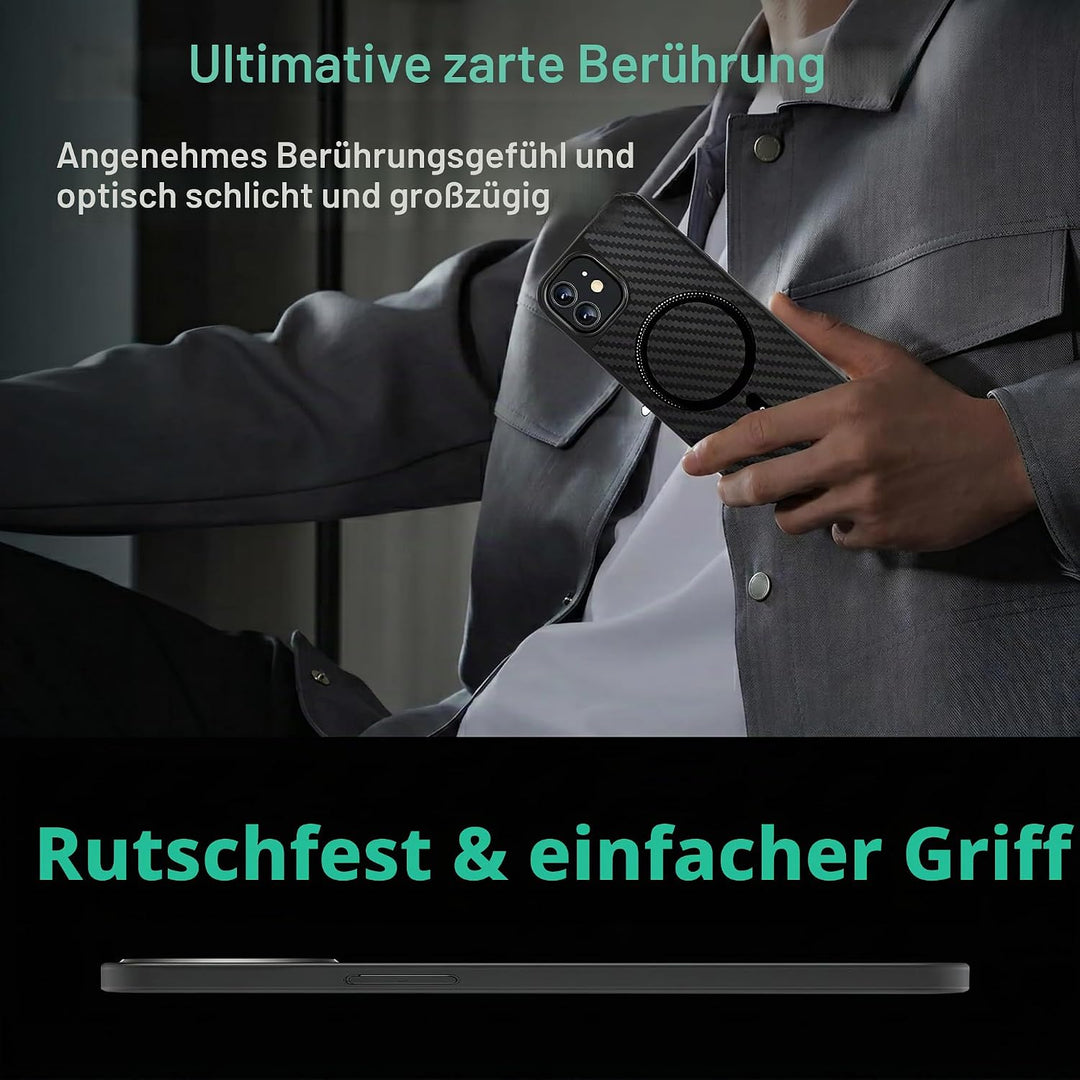 ONES Magnetisch für iPhone 11 Ultradünne Hülle, Kompatibel mit MagSafe, Fallschutz in Militärqualitä