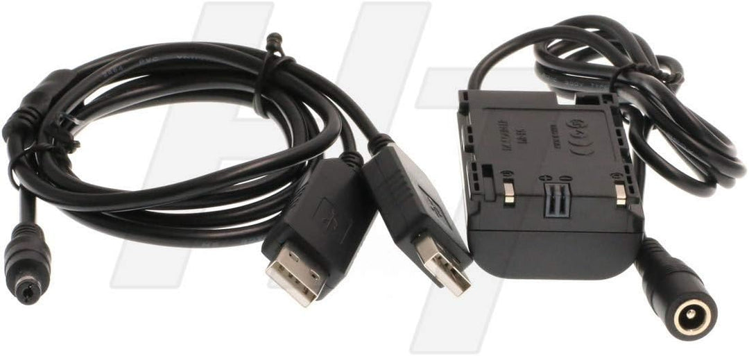 5 V Dual USB LP-E6 Power Adapter Dummy Akku für Canon EOS 5D Mark II III IV 6D 70D