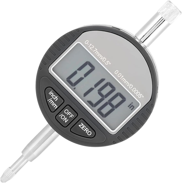 DTI Digital Probe Indicator Gauge Elektronische Anzeige Gauge Range 0-12,7 mm / 0,5 Zoll Takt 0,01 m